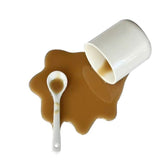 Overturned Coffee Decoration Toy Funny Gift Mobile Phone Holder