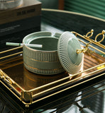 Fashion Creative Personality Coffee Table Decoration Ceramic Ashtray