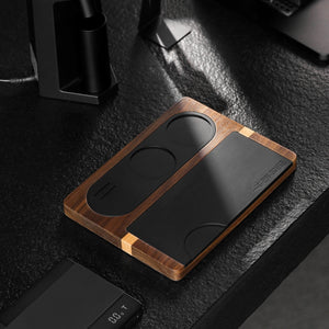 Solid Wood Working Board Coffee Machine Handle Filling Platform Storage Board