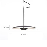 Nordic Simple Creative Restaurant UFO Chandelier Living Room Designer Sample Room Lamps
