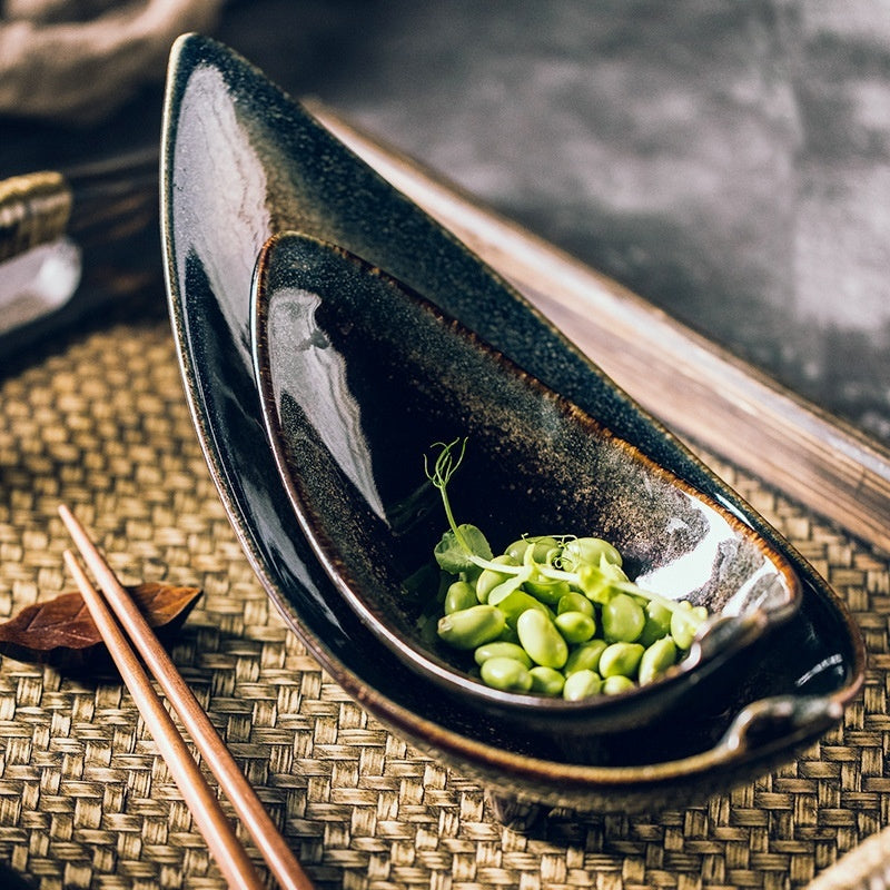 Tripod Angle Disc Creative Tableware Ceramic Plate Disc Plate Restaurant Matching Tableware Set