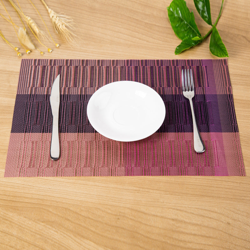 Ning Xin Cross-border Family 30135CM Fashion Bamboo Table Runner Western Restaurant High-end Heat Insulation Pad European Placemat