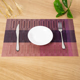 Ning Xin Cross-border Family 30135CM Fashion Bamboo Table Runner Western Restaurant High-end Heat Insulation Pad European Placemat
