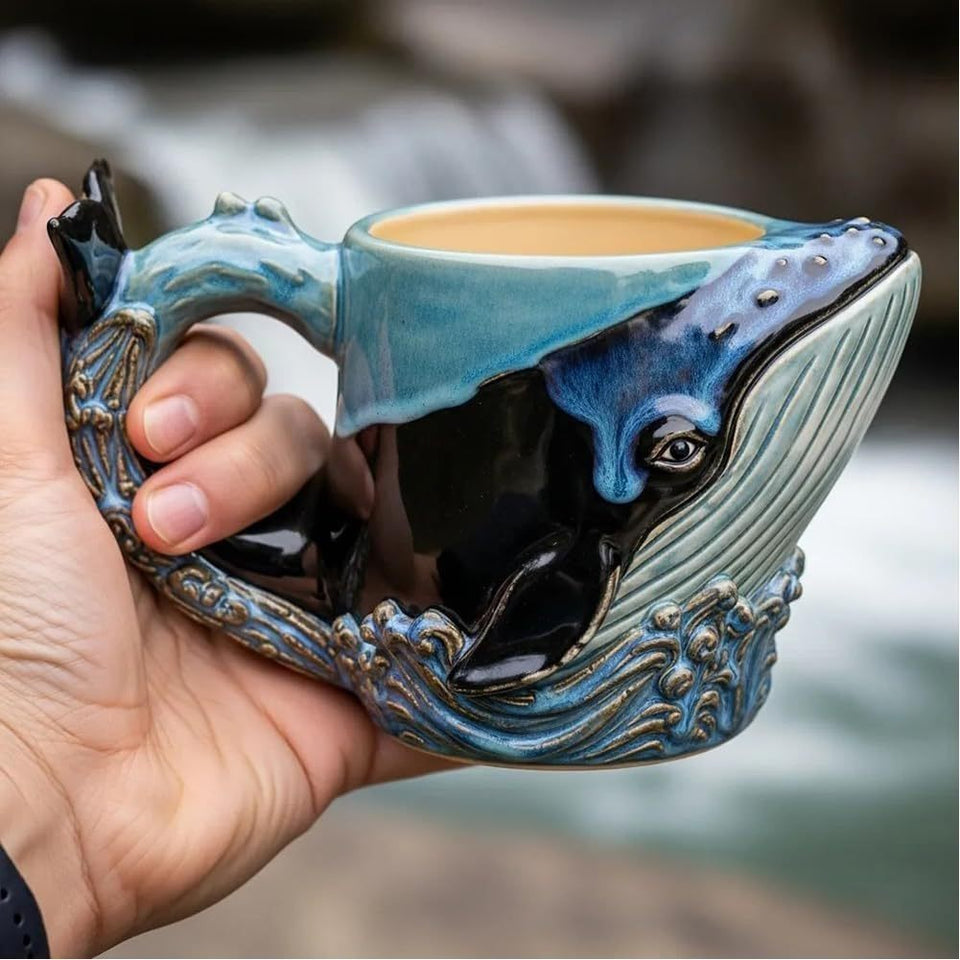Creative Home Use Marine Animal 3D Coffee Cup