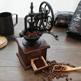 Manual Coffee Grinder, Coffee Bean Grinder Manual Coffee Grinder Roller, Antique Coffee Mill With Cast Iron Hand Crank Best For Drip Coffee, Espresso, French Press, Cold & Turkish Brew