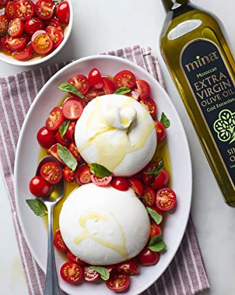 Moroccan Extra Virgin Olive Oil, 33.8 Fl Oz, Cold Extracted, High Polyphenol, Single Origin Also Great for Cooking