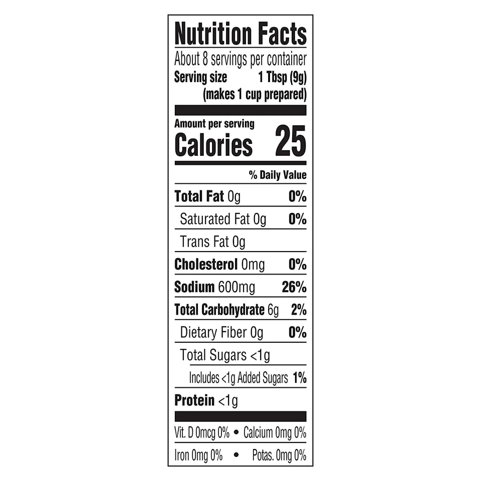 Recipe Secrets Soup and Dip Mix for a Delicious Meal Savory Herb with Garlic Great with Your Favorite Recipes, Dip or Soup Mix 2.4 Ounce (Pack of 6)