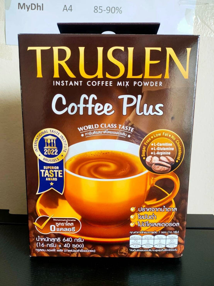 Dietary Truslen Instant Coffee Mix Powder Coffee plus 2 Boxes (16G X 80 Sachets)