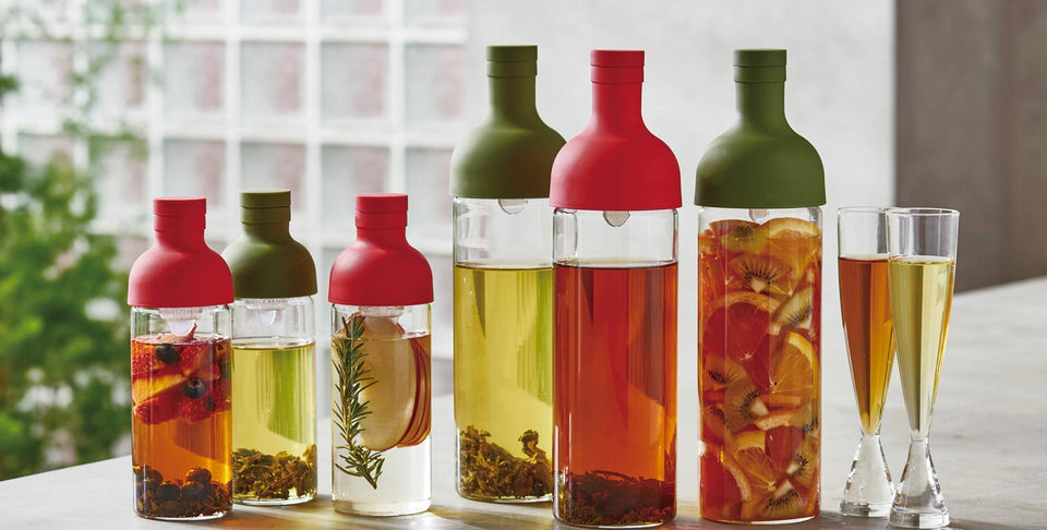 Japanese Household Cold Brew Cup Coffee Steeping Bottle Lemon Tea Tie Pot