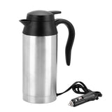 Portable 750ml 24V Travel Car Truck Kettle Water Heater Bottle For Tea Coffee Drinking