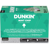 Dunkin’ Mint Chip Artificially Flavored, Dark Roast, Coffee, Keurig K Cup Pods, 10 Count Box