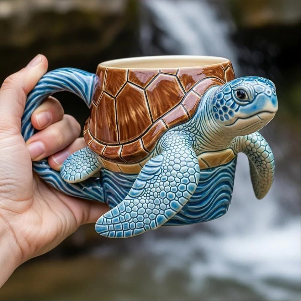 Creative Home Use Marine Animal 3D Coffee Cup