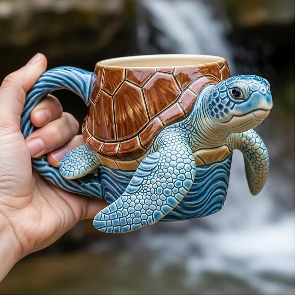 Creative Home Use Marine Animal 3D Coffee Cup