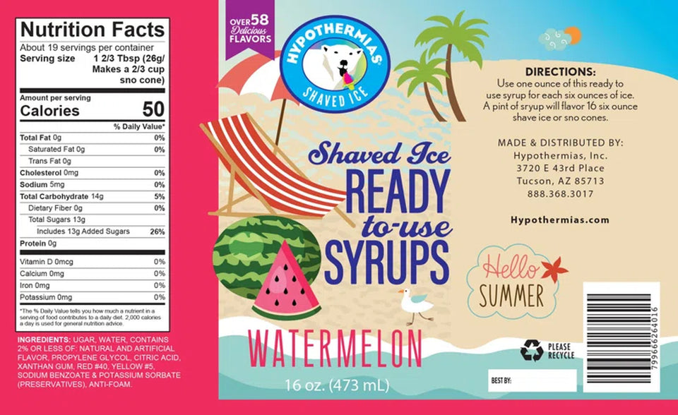 Snow Cone Syrup