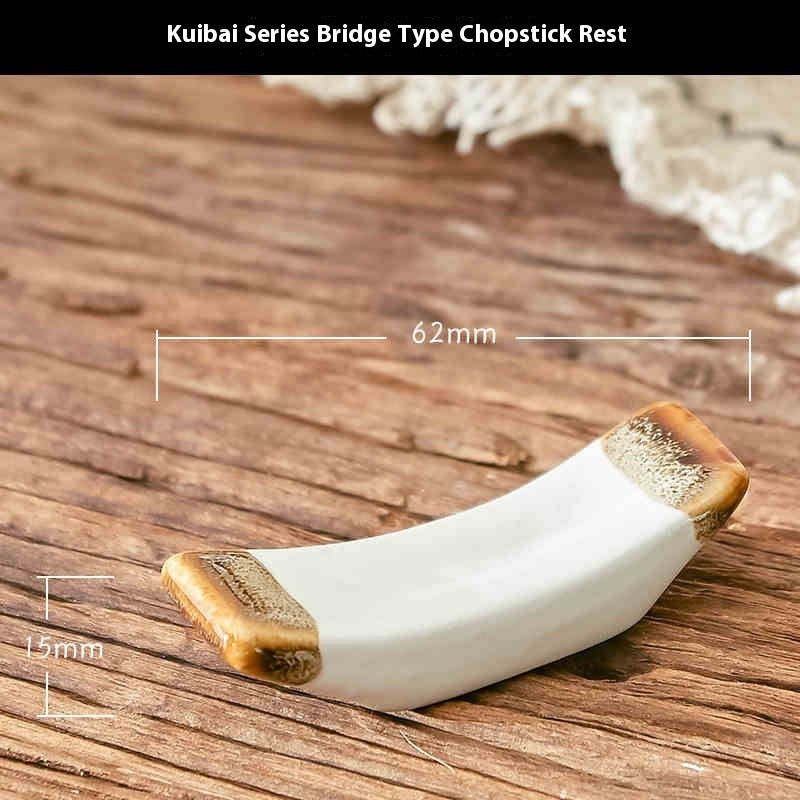 Popular Jade Sunflower White Blue Ribbon Pattern Mainland China Restaurant Home Chopsticks Shelf