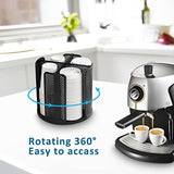 Cup and Lid Organizer Cup Dispenser Coffee Cup Organizer Paper Cup Holder Rotati