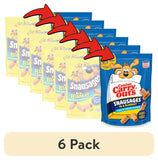 (6 Pack)  Snausages in a Blanket Chewy Dog Treats, Beef & Cheese Flavor, 22.5 Ounces