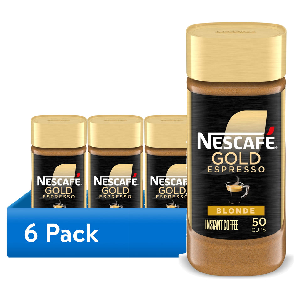 (6 Pack)  Gold Espresso Blonde, Instant Coffee, 3.5 Oz