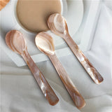 12CM Shell Hotel Coffee Dessert Ice Cream Spoon