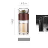 Tea cup glass double protection