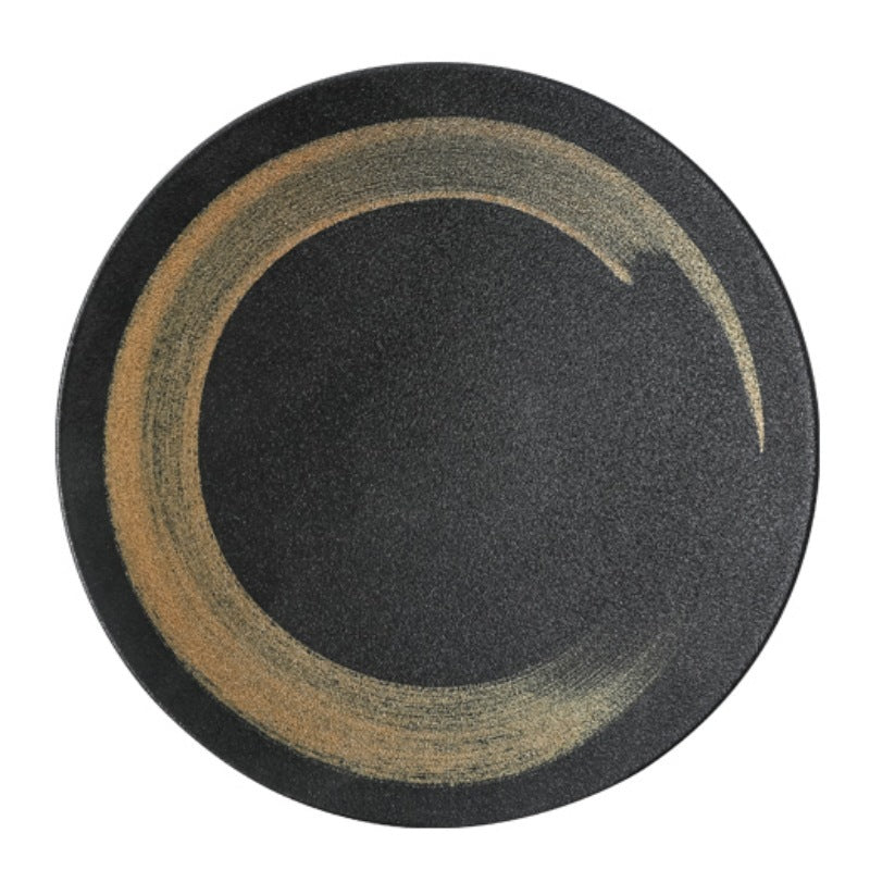 Hand Painted Ugyen Sand Ceramic Rain-hat Shaped Bowl Home Western Restaurant