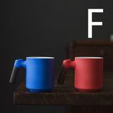 Ceramic Coffee Cup Set Simple Coffee Set With Saucer Handmade