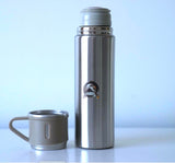 FLASK VANUAT Sports Stainless Steel Wide Mouth Water Bottle Double-Wall Vacuum Insulation Keeps Liquids Hot or Cold with Insulated Thermos Tumbler Mug Cup Sweat Design COLLECTIONS