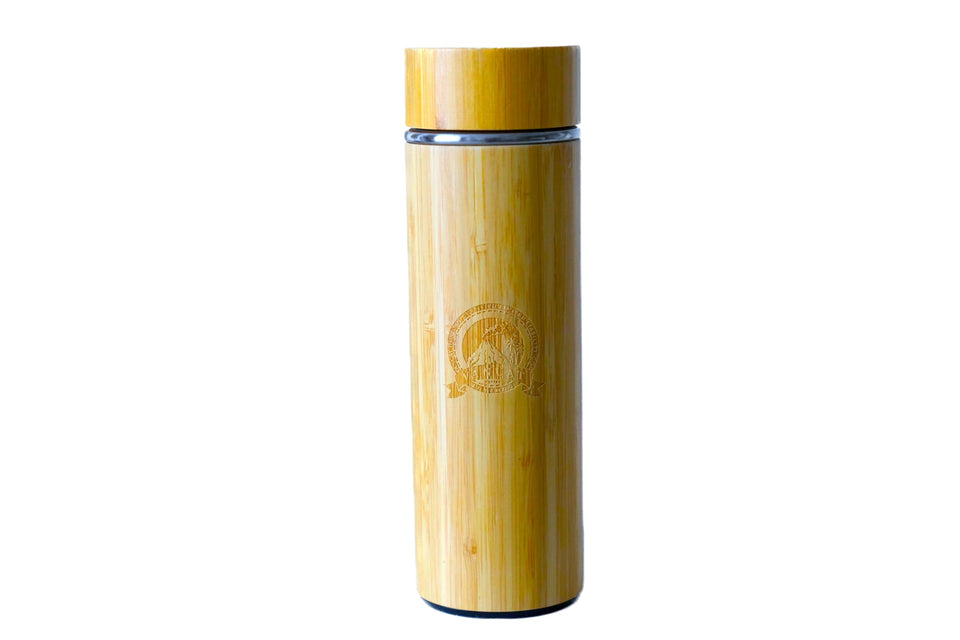 Vanuat BAMBOO CRAFT THERMOS Cup Double Wall Vacuum Coffee Tumbler Tea Mug Handle Insulated Stainless Steel Water Beverage Bottle Dispenser Slate Matte Para Café Collection