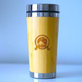 Vanuat BAMBOO CRAFT THERMOS Cup Double Wall Vacuum Coffee Tumbler Tea Mug Handle Insulated Stainless Steel Water Beverage Bottle Dispenser Slate Matte Para Café Collection