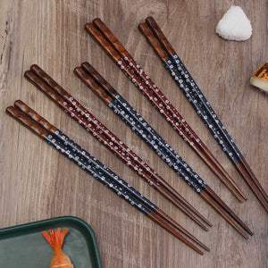 Solid Wood Non-slip High-end Single Couple Home Restaurant Wooden Chopsticks