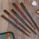Solid Wood Non-slip High-end Single Couple Home Restaurant Wooden Chopsticks