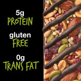Seeds Fruit & Nuts Snack Bar, Dark Chocolate Raspberry Pumpkin Seed, Gluten Free, 6 Count Box ( 3 Box )