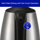 Electric Kettle, 1.8L Hot Water Boiler, Hot Water Kettle With Auto Shut-Off&Boil-Dry Protection, Stainless Steel Interior Electric Tea Kettle Pot, Teapot Boiler For Fast Boiling Coffee, Tea Maker, Drinks, Instant Water Heater