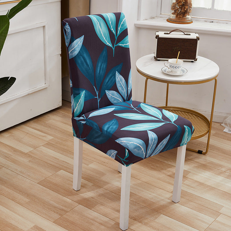 Chair Cover Cover Nordic Thick Elastic One Set Bedroom Hotel Restaurant Stool Cover