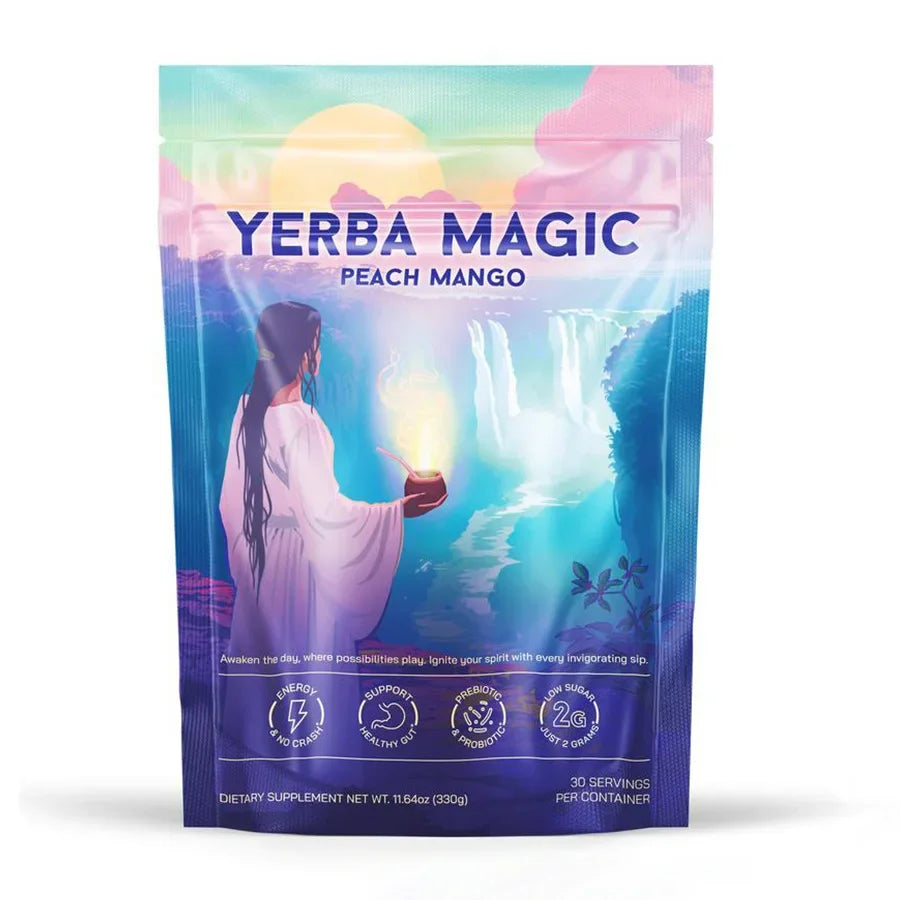 Yerba Magic Yerba Mate Instant Tea Powder 20 or 30 Serving Options Multiple Flavors Available