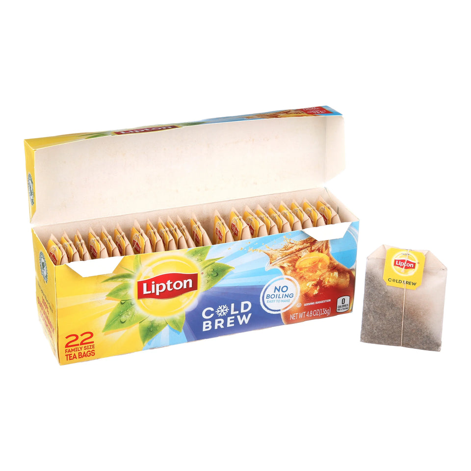 Iced Black Tea Family Size, Tea Bags, 22 Ct