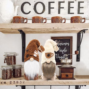Coffee Festival Rudolf Faceless Doll Decoration