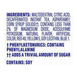 Crystal Light Sugar-Free Decaffeinated Lemon Iced Tea Naturally Flavored Powd...