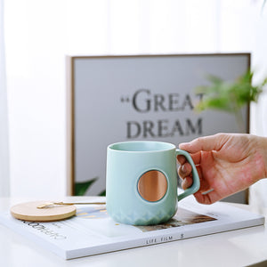 Home Fashion Bronze Ceramic Mug Coffee