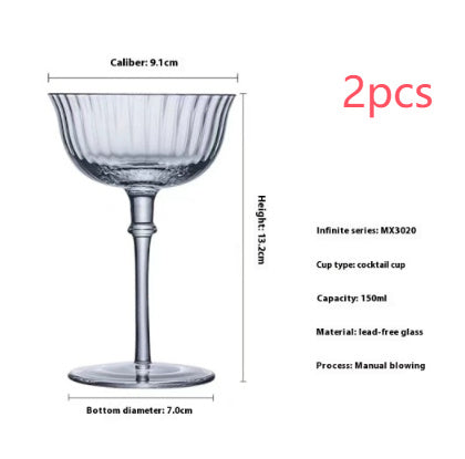 American Cold Ice Latte Coffee Cup Bar Cocktail Household Glass