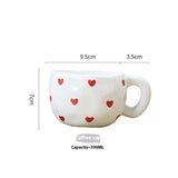 Cute Girl Heart Home Creative Hand-pinched Coffee Cup