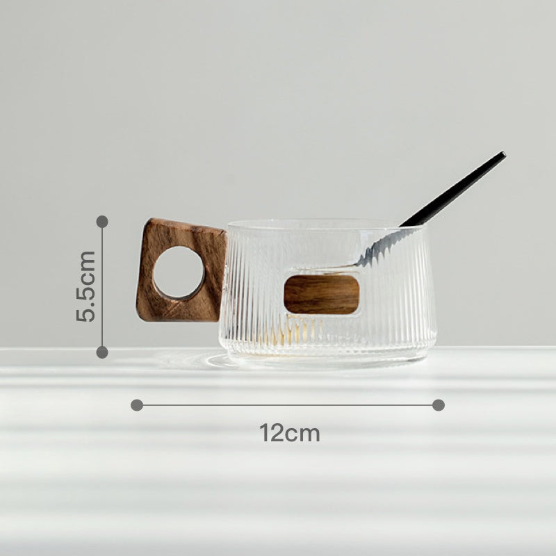 Walnut Coffee Cup Suit Ins Coaster