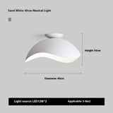 Nordic Restaurant Chandelier Post-modern Creative Wood Grain UFO Island Table Lamp