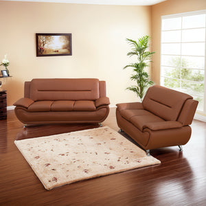 3pcs Sofa PU Leather Sofa, Tufted Sofa, Sofa Chair And Chair, Furniture Set For Restaurant