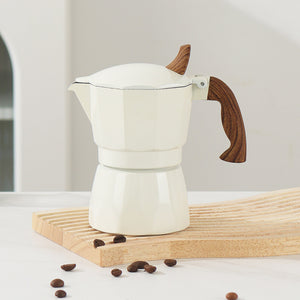 Single Valve Moka Pot Italian Small Coffee Pot Electric Ceramic Stove Coffee Tool Suit
