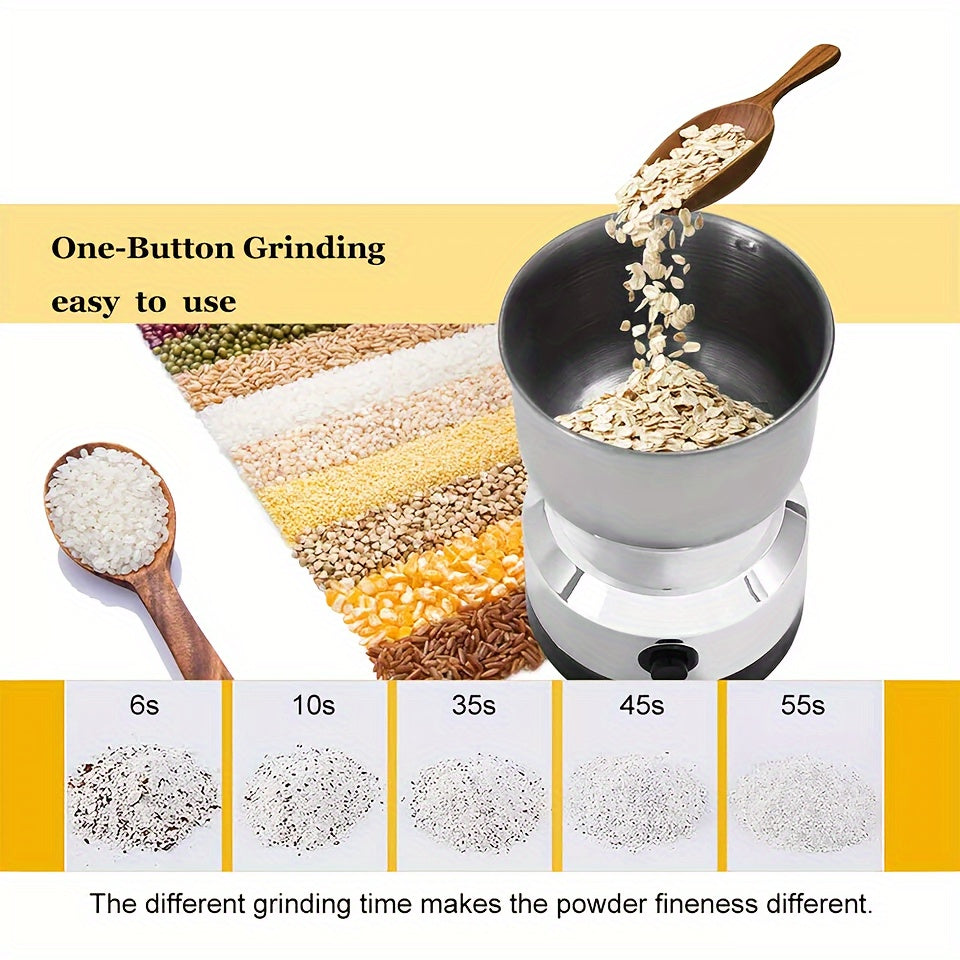 Electric Coffee Bean Grinder Nut Seed Herb Grind Spice Crusher Mill Blender Grinder