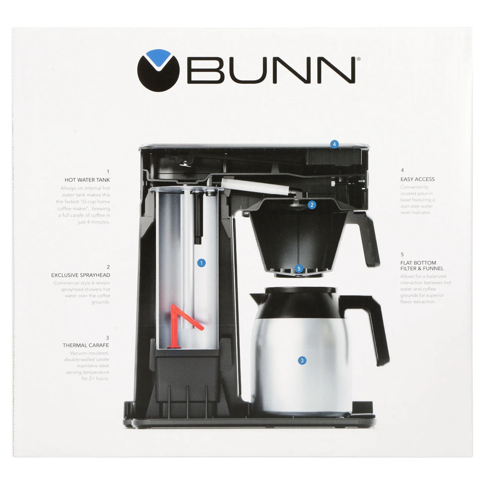 CSB3T Speed Brew Platinum 10-Cup Thermal Coffee Maker, Black/Sst, 55200.0000