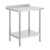 VEVOR 24 X 30 X 36 Inch Stainless Steel Work Table, Commercial Food Prep Worktable Heavy Duty Prep Worktable, Metal Work Table With Adjustable Height For Restaurant, Home And Hotel