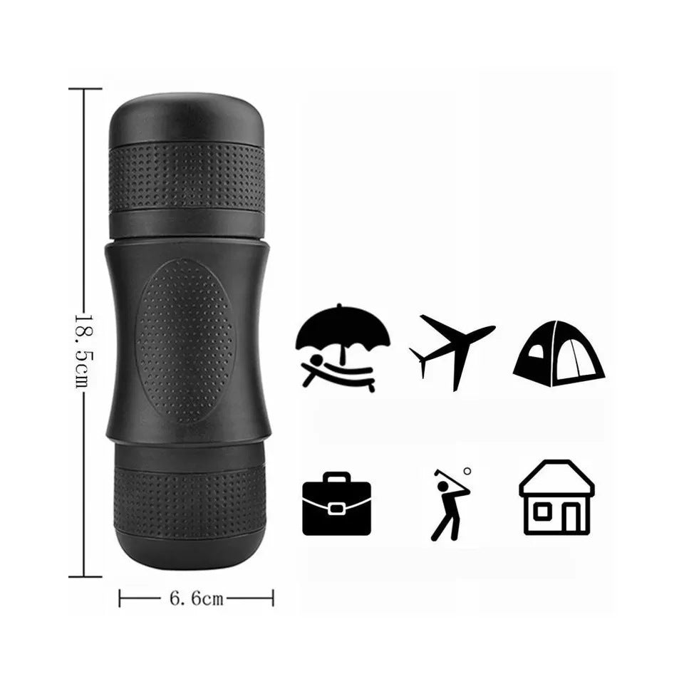 Hand Pressure Portable Coffee Machine Italian Office Outdoor Household Manual