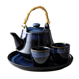 Japanese-style Ceramic Teapot Household Large-capacity Ceramic Teapot Restaurant Features
